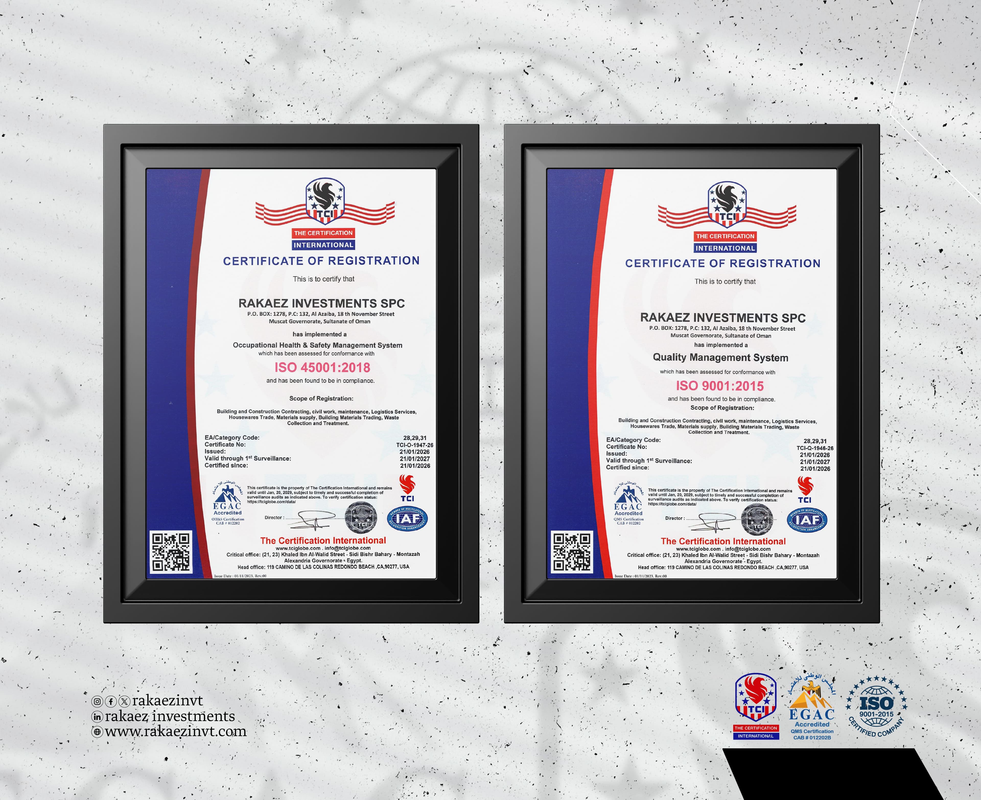 ISO Certification Achievement